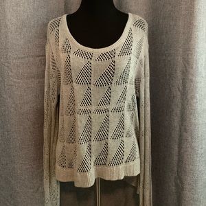 Urban Outfitters Grey Loose Knit Sweater